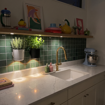 No-Wire Wall Sconce & Planter | Leafies🪴