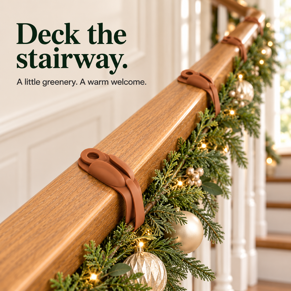 Christmas Garland Hanger Mantle Garland No Drill Hooks