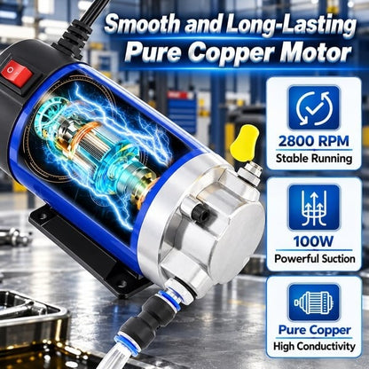 🔧 100W Portable Oil Transfer Pump – 12V / 24V Engine Oil Extractor