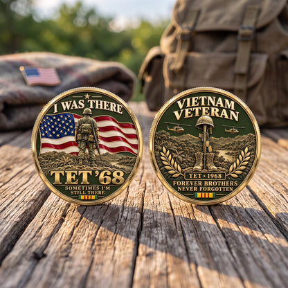 Tet ’68 “Forever Brothers” Vietnam Veteran Commemorative Medallion