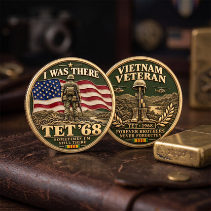 Tet ’68 “Forever Brothers” Vietnam Veteran Commemorative Medallion