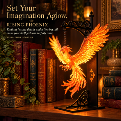 Mythic Lanterns — Glowing Creature Bookshelf Lamp