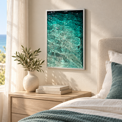 Ocean in a Frame — 3D Water Ripple Wall Art