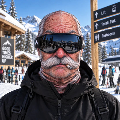 Lift Laughs – Funny Face Ski Mask