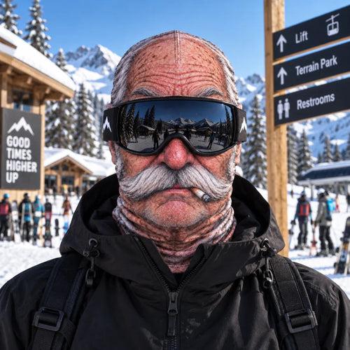 Lift Laughs – Funny Face Ski Mask