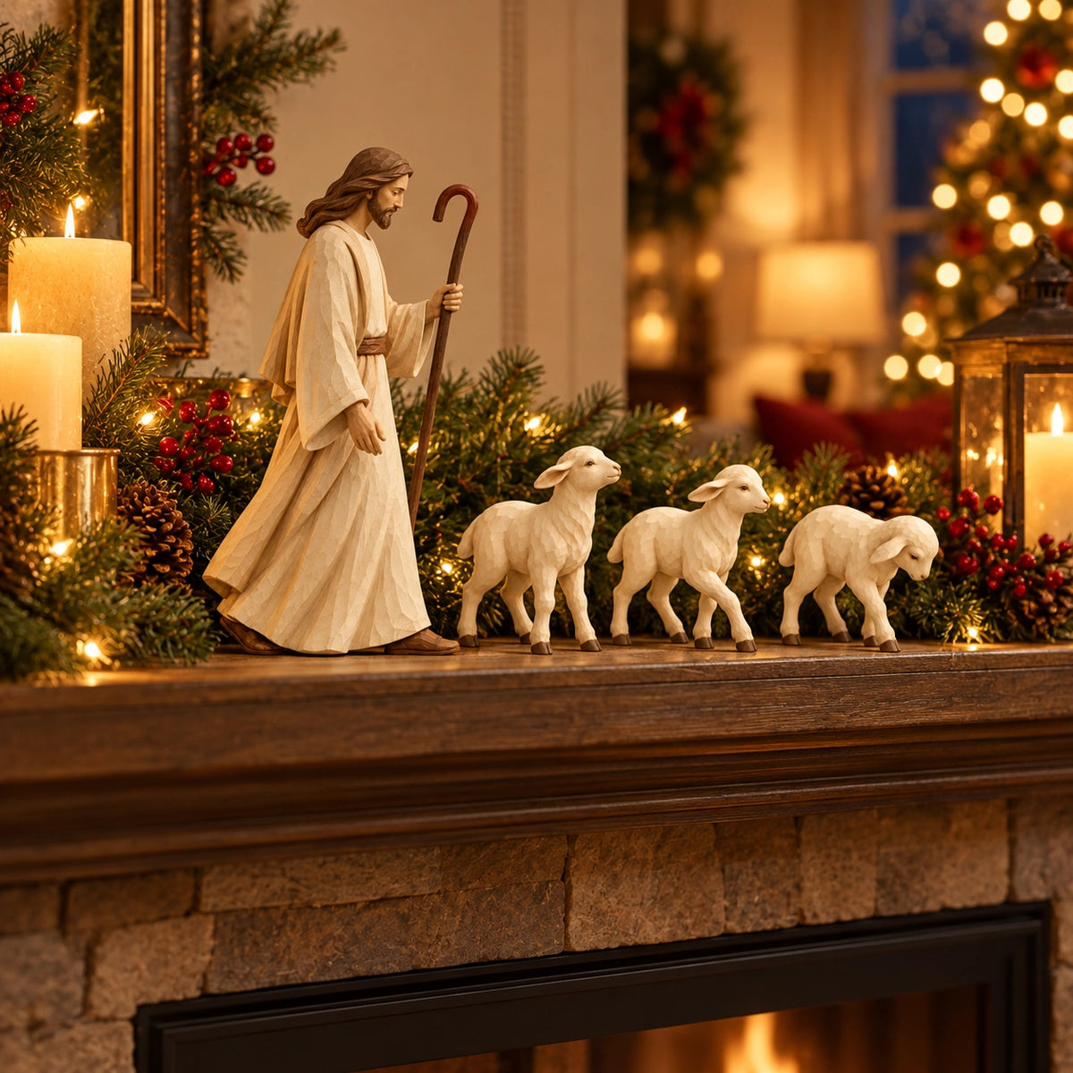 🔥🙏The Shepherd’s Flock – Jesus & Lambs Collection