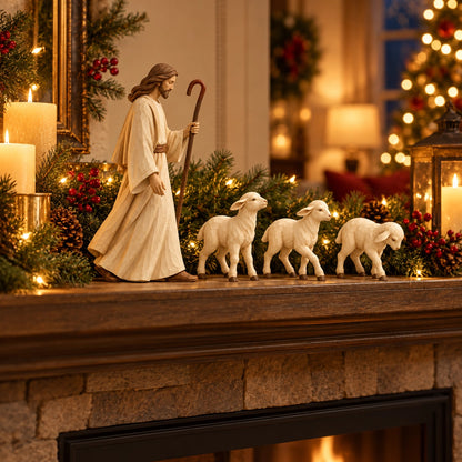 🔥🙏The Shepherd’s Flock – Jesus & Lambs Collection