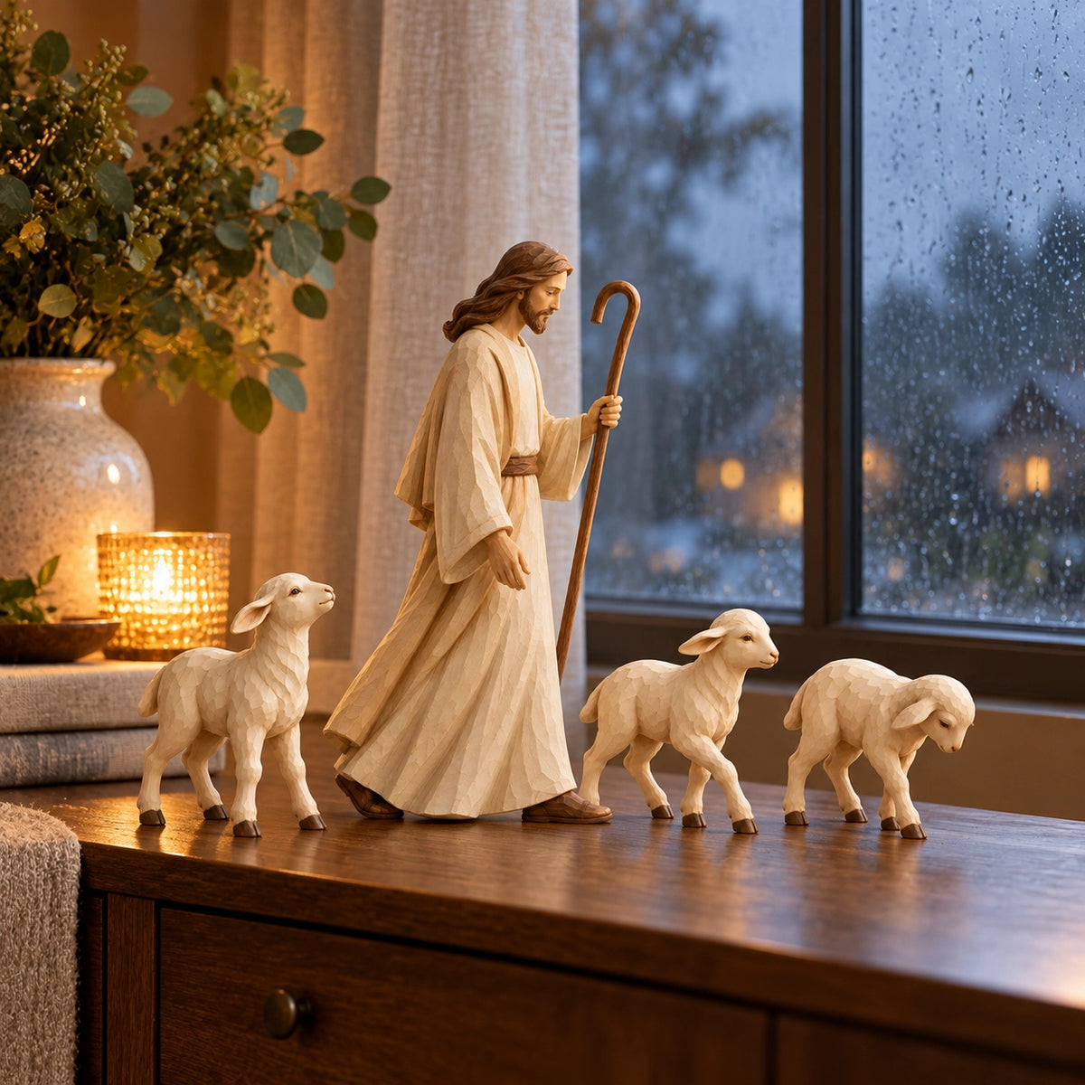 🔥🙏The Shepherd’s Flock – Jesus & Lambs Collection