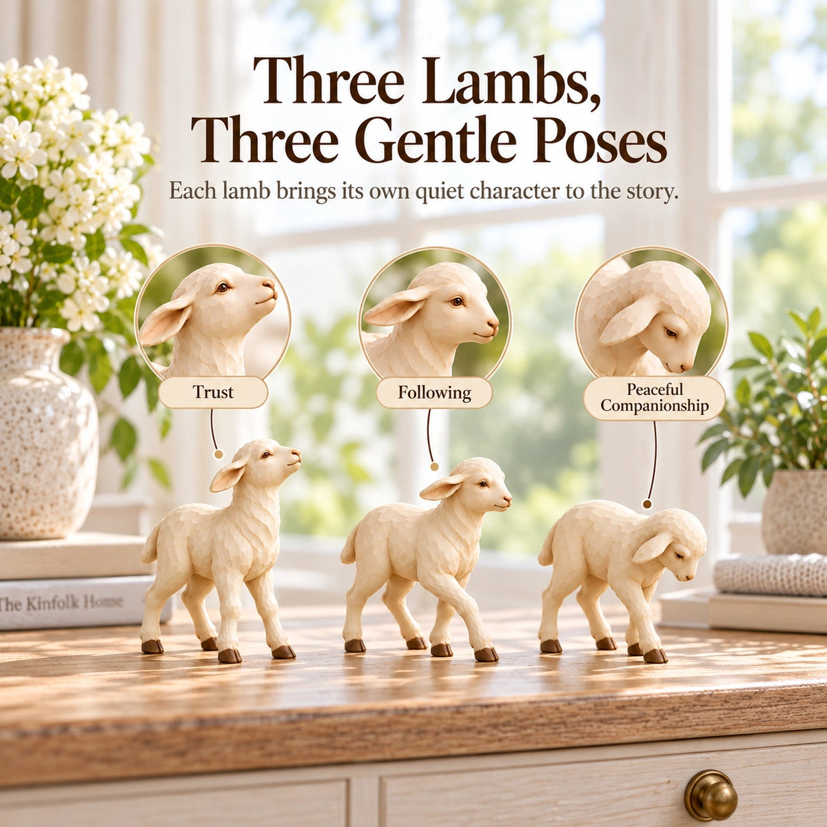 🔥🙏The Shepherd’s Flock – Jesus & Lambs Collection