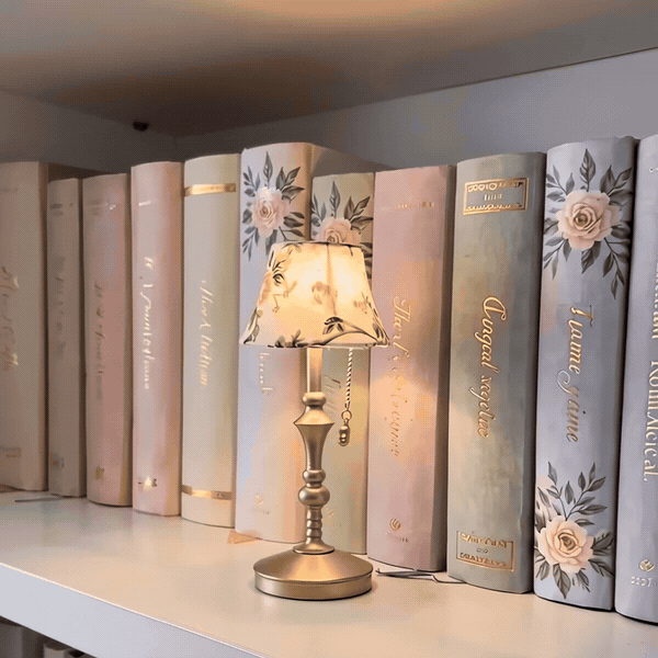TaleGlow™ Mini Vintage Lamp — A Cozy Touch for Your Bookshelf