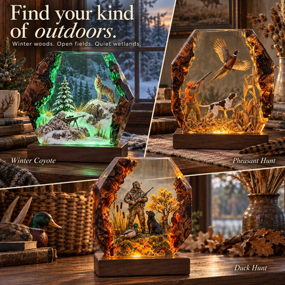 Sadie Hunting Scene Lamp