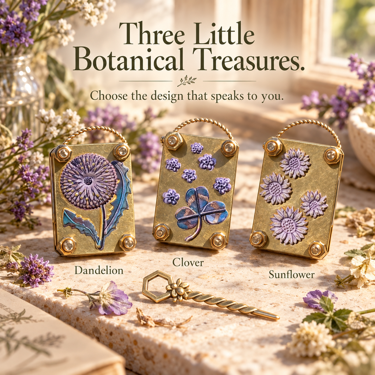 🌸 Micro Flower Press — Pocket-Sized Flower Press for Petals & Keepsakes