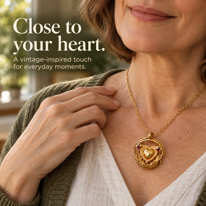 ❤️ Timeless Heartbeat Mechanical Pendant – Moving Heart Love Charm(Same As Video)