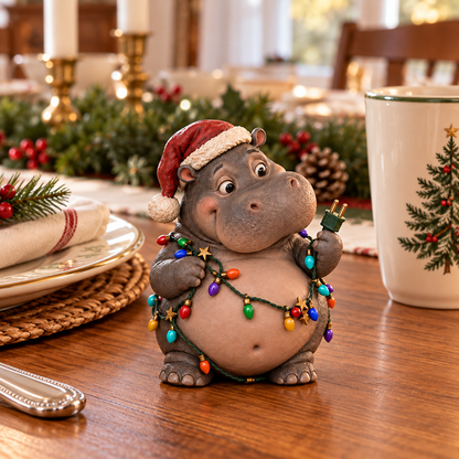 🔥🦛Merry Little Troublemakers – Christmas Hippo Collection