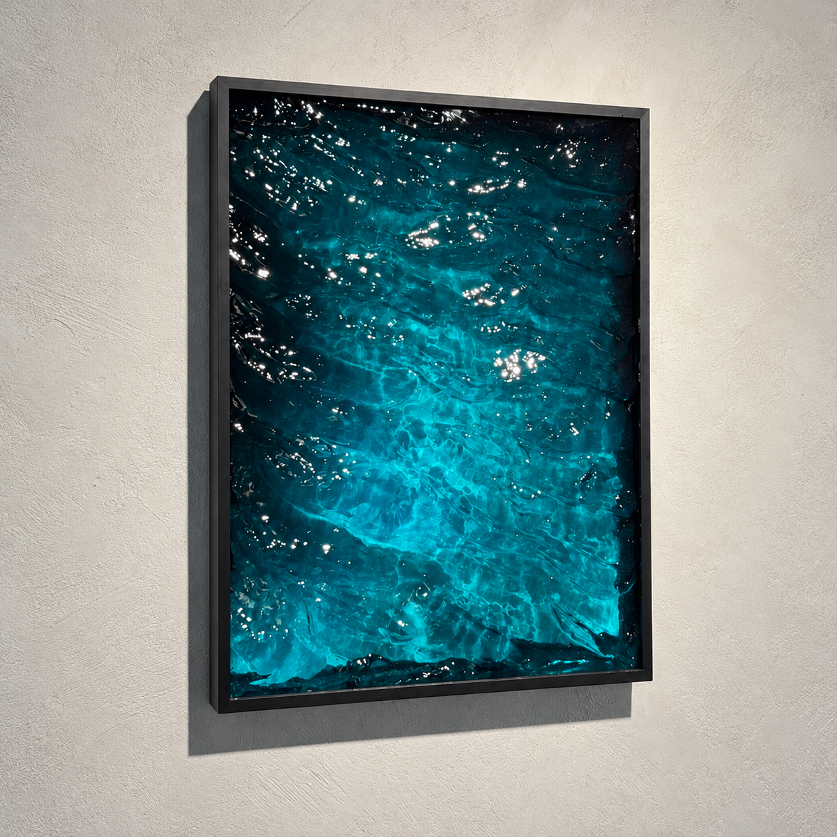 Ocean in a Frame — 3D Water Ripple Wall Art
