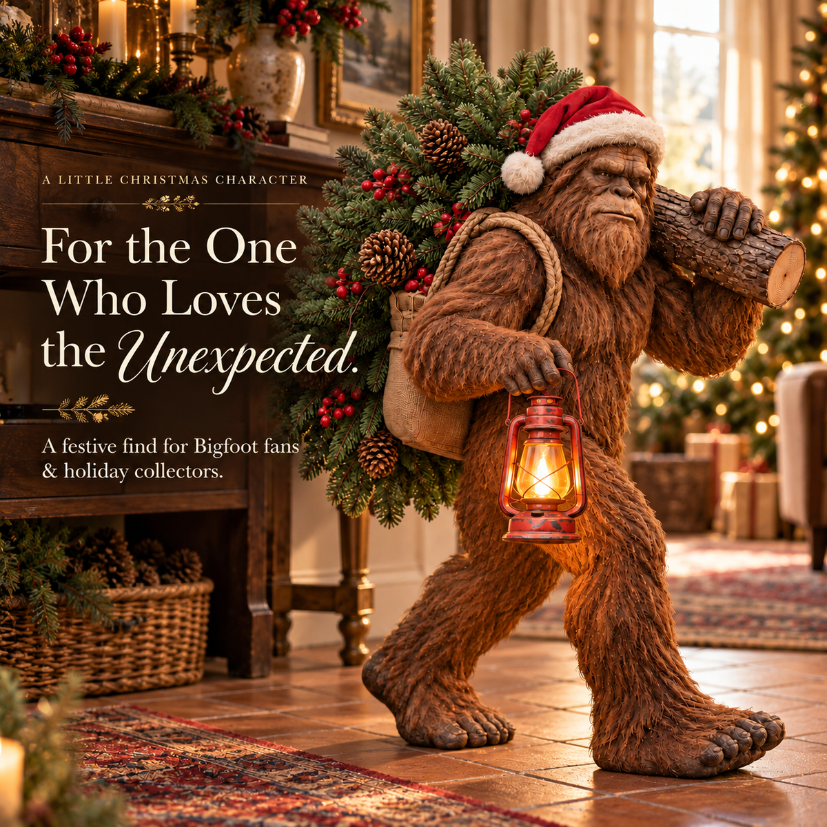 🔥2026 Hot Sale - Bigfoot Lighted Christmas Woodland Decor