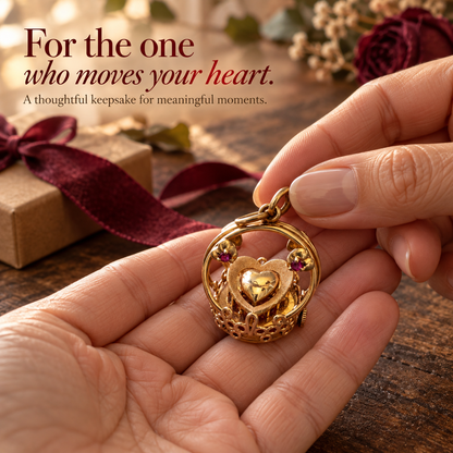 ❤️ Timeless Heartbeat Mechanical Pendant – Moving Heart Love Charm(Same As Video)