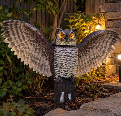 ⭐2026 USA Sale: Up to 50% OFF -Rotating Head Owl Garden Decoy