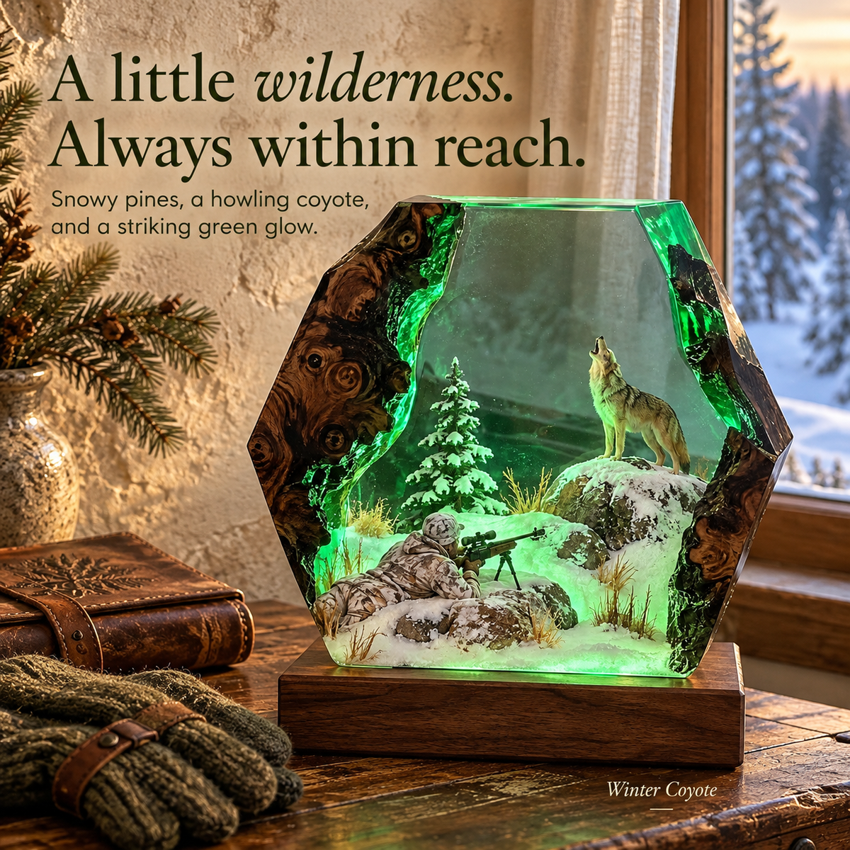 Sadie Hunting Scene Lamp