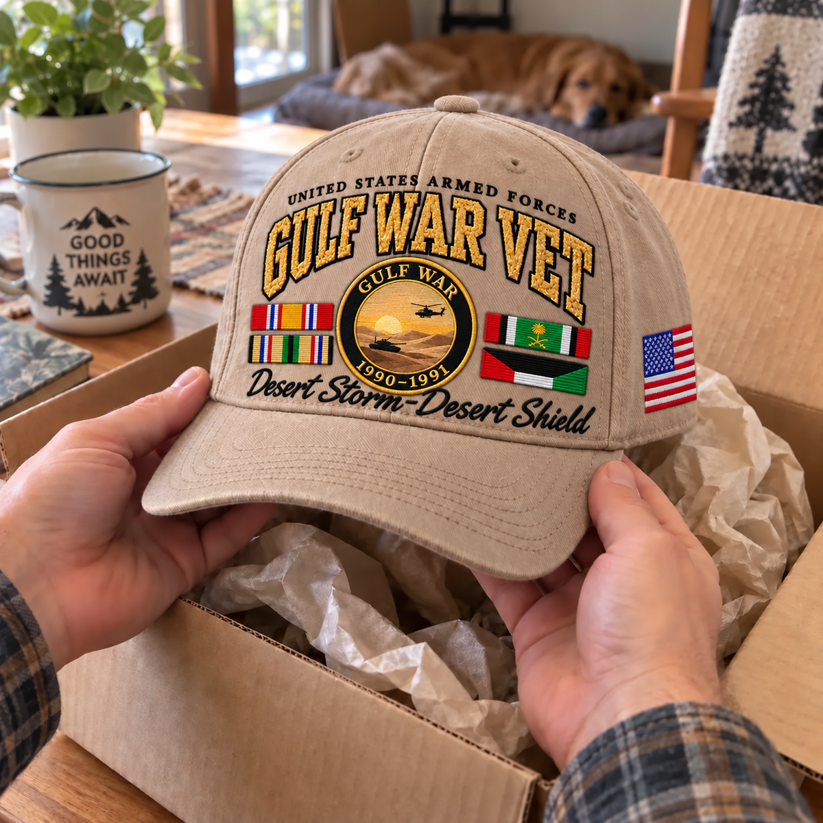 🏆Last Day Promo: 50% OFF! 🏜️Gulf War Veteran Tribute Cap🏆Honor Their Sacrifice