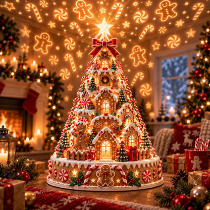 🔥HOT SALE🔥🏆 60,000+ Sold - 🎄MerryRealm™ Christmas Village Lightscape Tree
