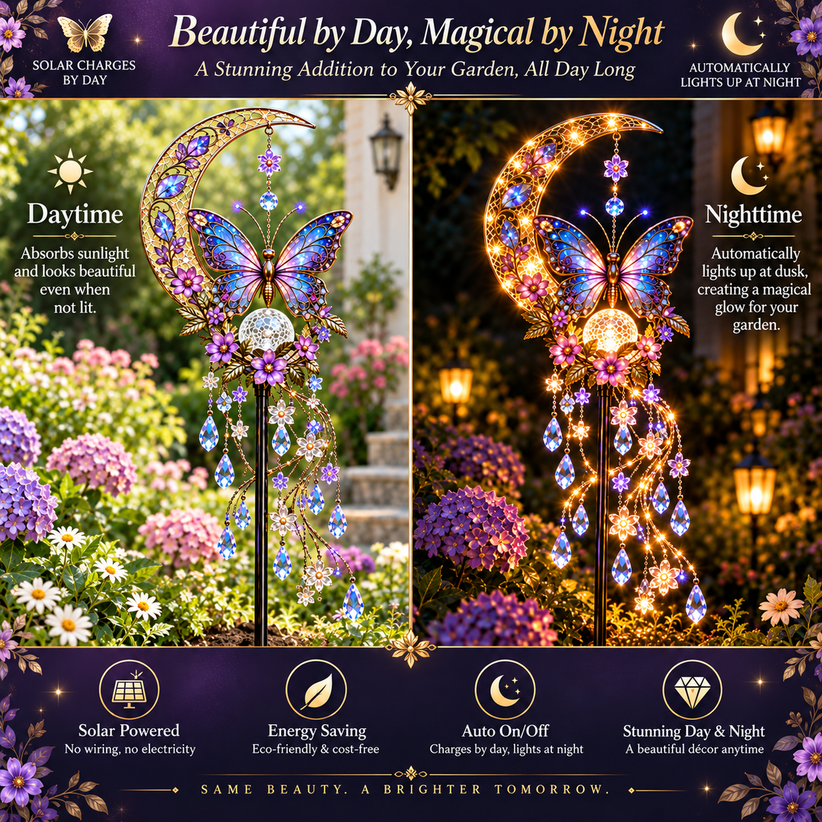 🦋Butterfly Moonlight Cascade-🌺A Little Moonlight Magic for Your Garden