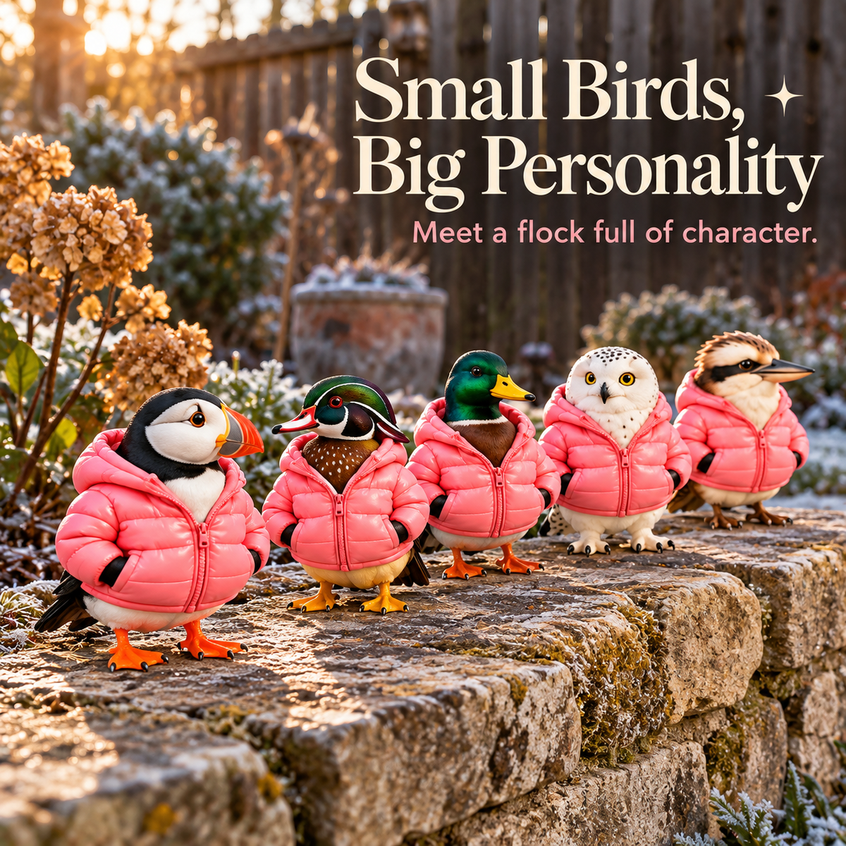 🐦🧥 Cozy Birds™ Christmas Advent Calendar – 24 Collectible Bird 😂💕