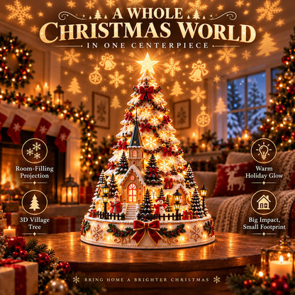 🔥HOT SALE🔥🏆 60,000+ Sold - 🎄MerryRealm™ Christmas Village Lightscape Tree