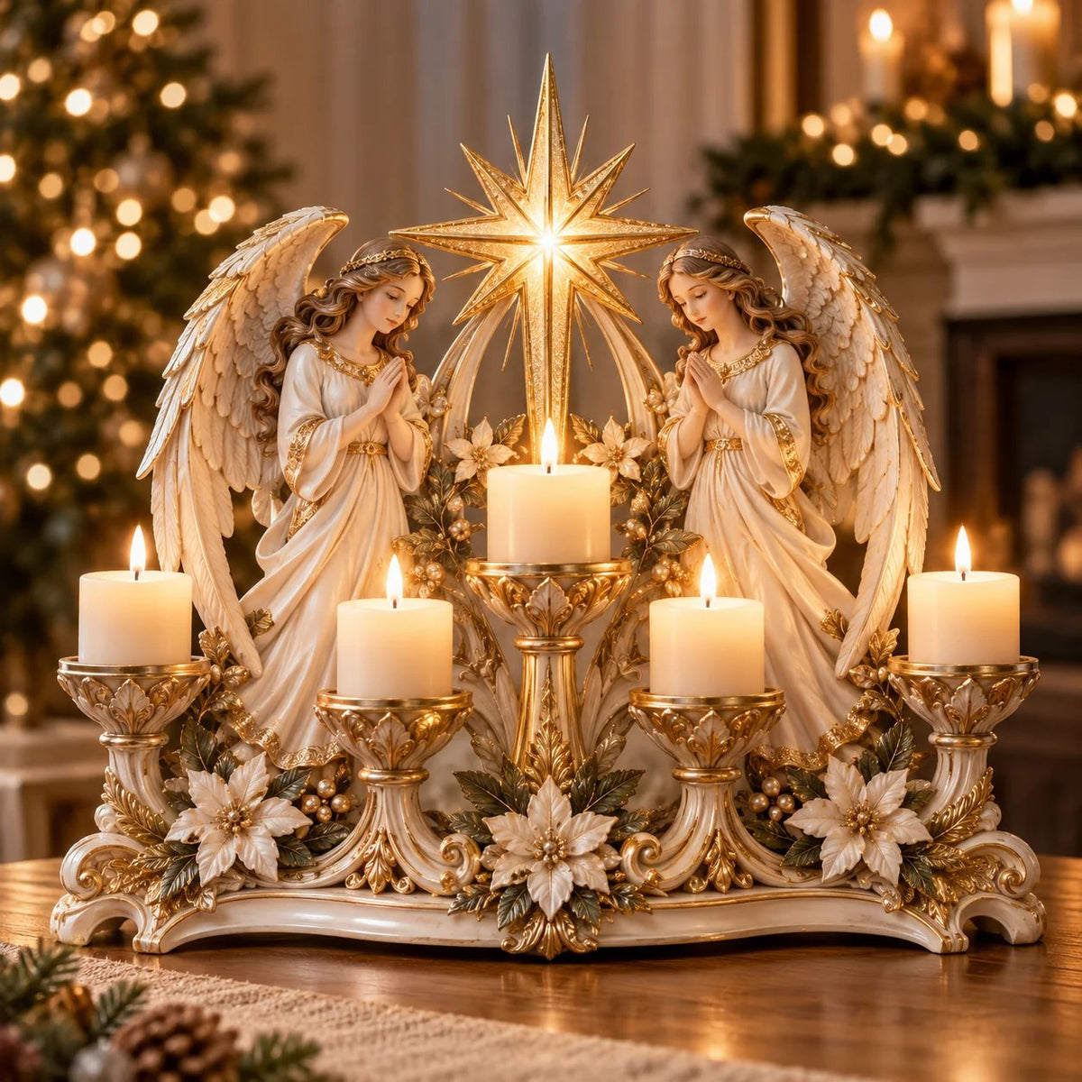 🕯️ Light of His Presence — Sacred Christian Candleholder ✝️