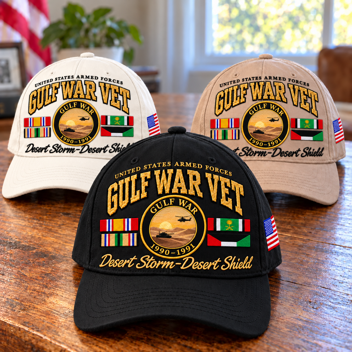 🏆Last Day Promo: 50% OFF! 🏜️Gulf War Veteran Tribute Cap🏆Honor Their Sacrifice
