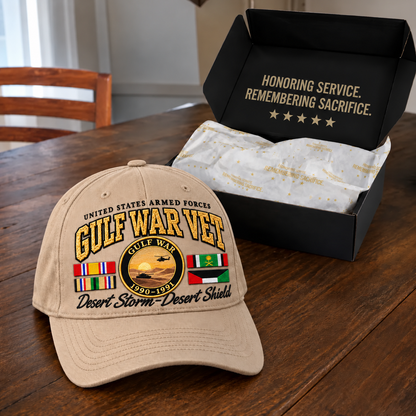 🏆Last Day Promo: 50% OFF! 🏜️Gulf War Veteran Tribute Cap🏆Honor Their Sacrifice