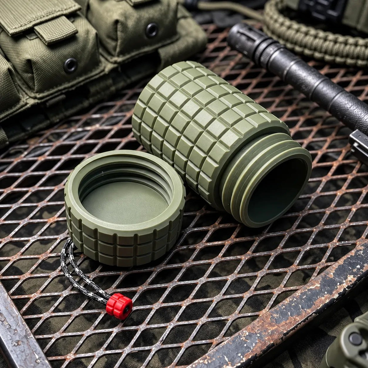 🎒 Tactical Travel Container – Compact EDC Storage Capsule