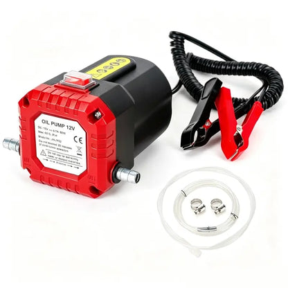 🛢️⚡ 12V 80W Electric Oil Extractor Pump – Engine Oil & Gear Oil Transfer Kit with Hoses