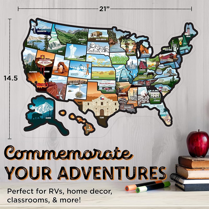 USA road trip travel tracker