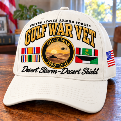 🏆Last Day Promo: 50% OFF! 🏜️Gulf War Veteran Tribute Cap🏆Honor Their Sacrifice