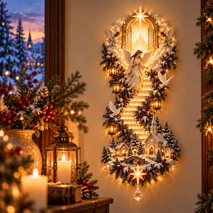 ✝️Jesus Light of Heaven Christmas Wall Hanging(❤Same as the video)