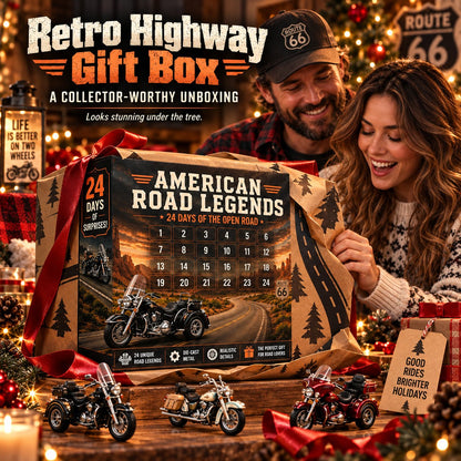 24-Day Motorcycle Advent Calendar | Premium Biker Holiday Gift 2D
