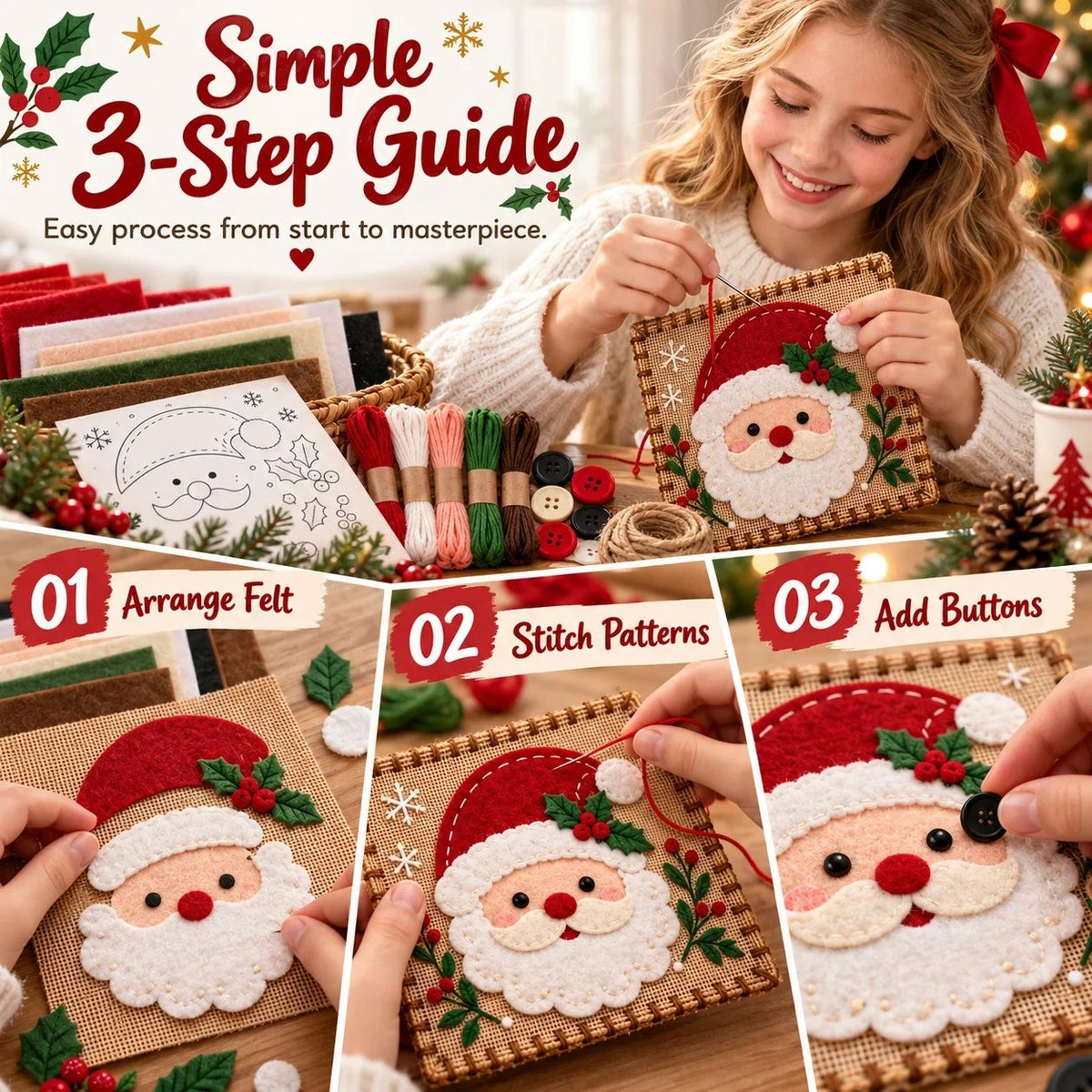 💕Christmas DIY Weaving Kit – Make Memories Together