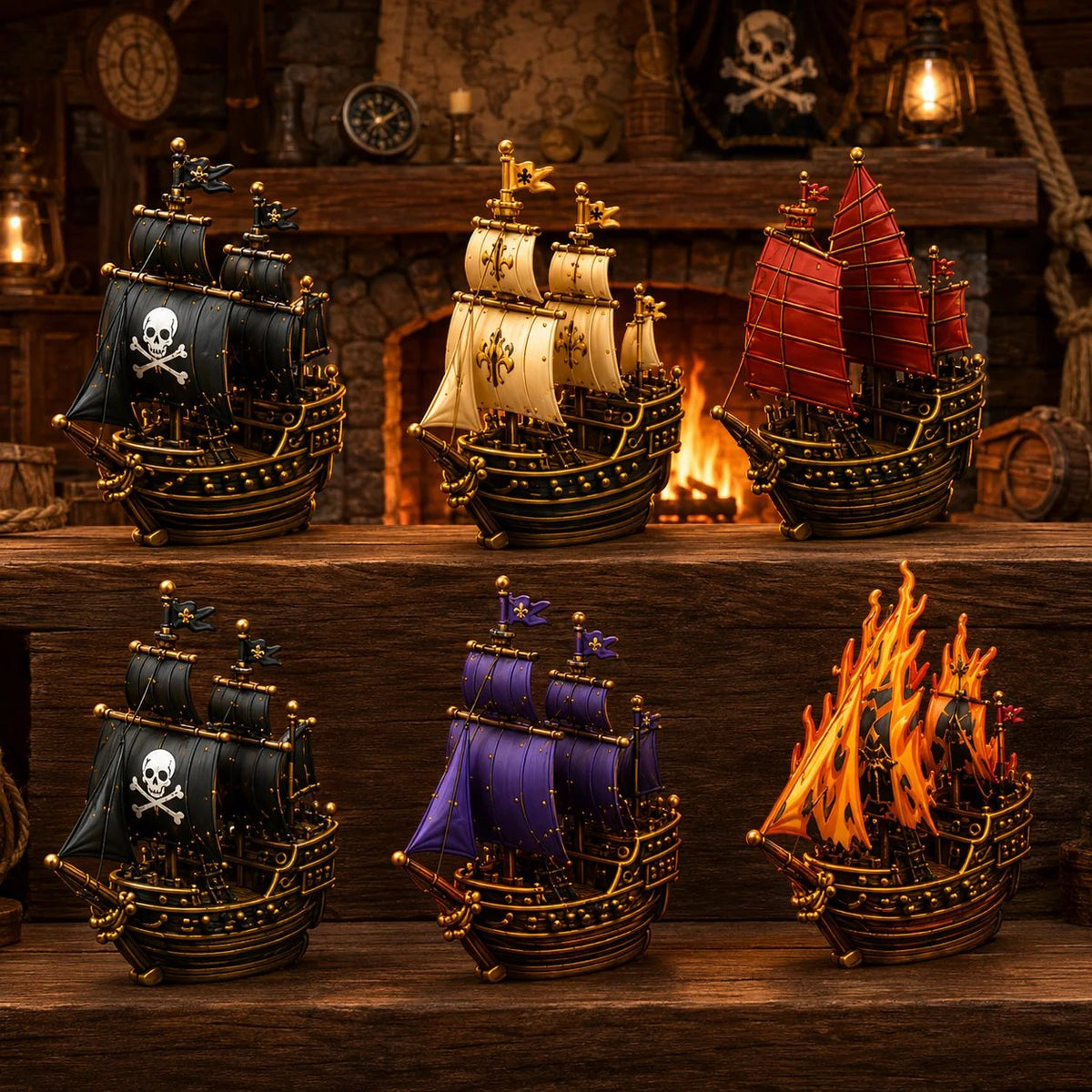⚓Pirate Ship Legends Advent Calendar 2026 –  Collector-Grade Miniature Ships