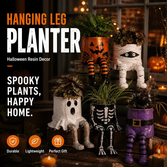 ⭐2026 USA Sale: Up to 50% OFF - 🎃 Halloween Hanging Leg Planter