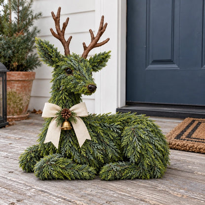 🦌Woodland Evergreen Reindeer™ Christmas Decoration-🎁A Charming Gift for Christmas Lovers