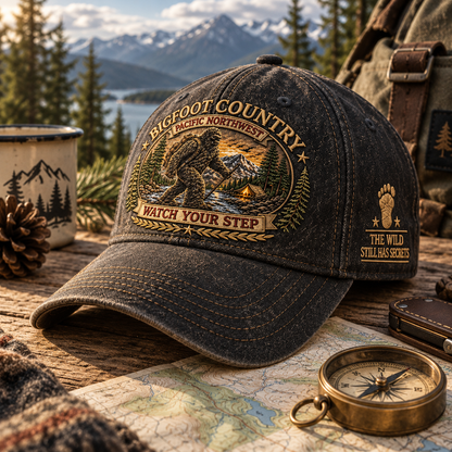 Bigfoot Country Heritage Cap – Pacific Northwest Edition