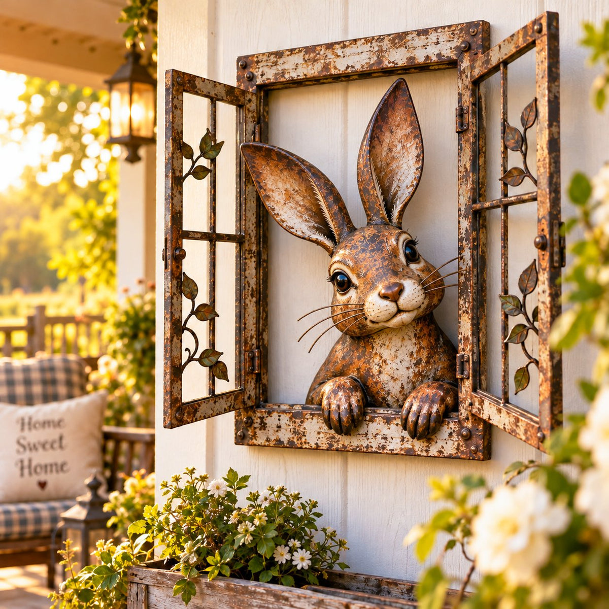 🪟Rustic Woodland Animal Window Wall Art🌿