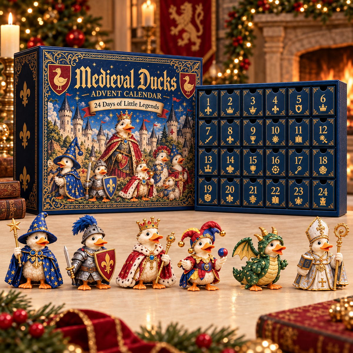 🏰Medieval Ducks Advent Calendar™ – 24 Days of Little Legends