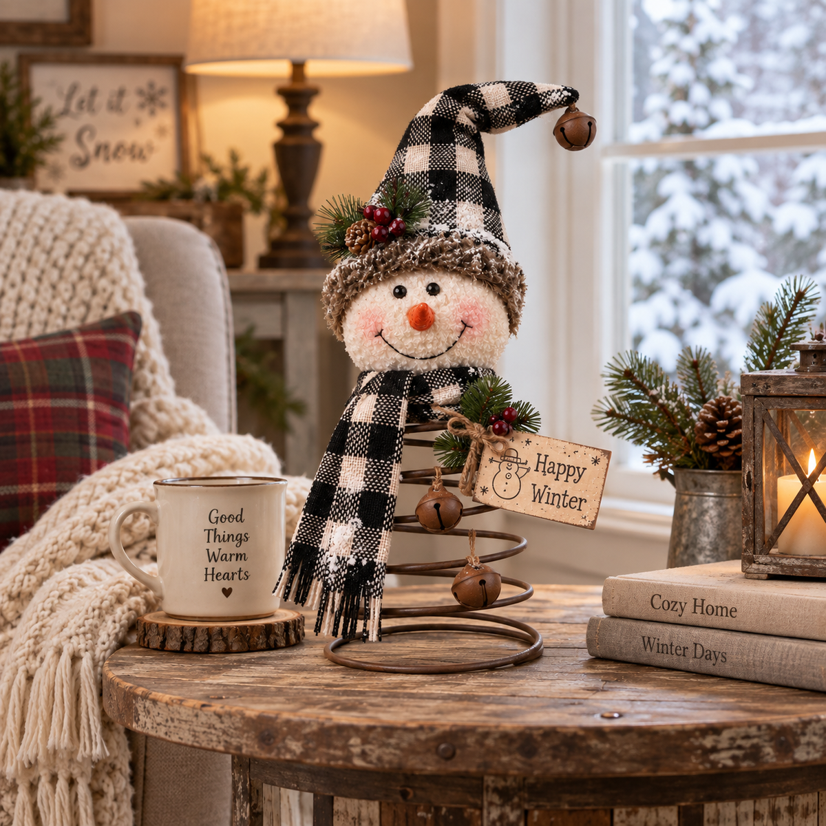 ☃️Winter Wobble Snowman™ – Rustic Snowman Collection