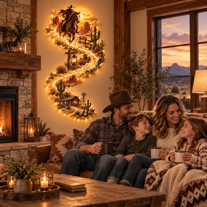 🔥Western Cowboy LED Wall Decor -✅Easy to assemble ✅Sturdiness