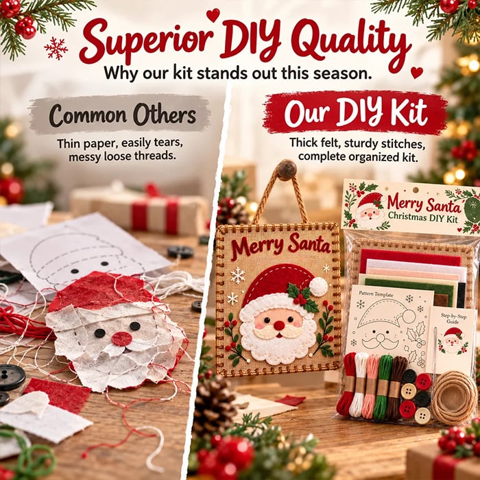 💕Christmas DIY Weaving Kit – Make Memories Together