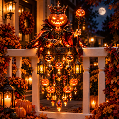 🎃Enchanted Halloween Guardian Cascade Light-✅Easy to assemble ✅Sturdiness