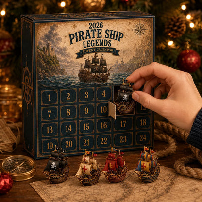 ⚓Pirate Ship Legends Advent Calendar 2026 –  Collector-Grade Miniature Ships