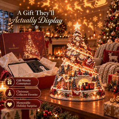 🔥HOT SALE🔥🏆 60,000+ Sold - 🎄MerryRealm™ Christmas Village Lightscape Tree